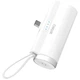 Портативний зарядний пристрій Power Bank WIWU W026 2 in 1 Type-C із БЗУ For Apple Watch 15W 5000 mAh White - зображення 3