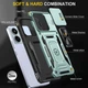 Ударостійкий чохол Camshield Army Ring для Xiaomi Redmi Note 13 4G Зелений/Light Green - зображення 4