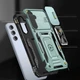 Ударопрочный чехол Camshield Army Ring для Samsung Galaxy A35 / A55 Зеленый/Light Green - изображение 5