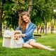 Рюкзак-переноска для собак и кошек WAUDOG Relax Eco 42 х 34 x 27 см до 8 кг Белый (9986Сollar) - изображение 11