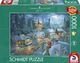 Пазл Schmidt Thomas Kinkade Santas Silent Night Санта Клаус Тихая ночь 1000 шт. (57529) - изображение 1