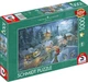 Пазл Schmidt Thomas Kinkade Santas Silent Night Санта Клаус Тихая ночь 1000 шт. (57529) - изображение 3