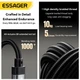 Перехідник Essager USB Type C 3,5 Jack/USB C 3,5 мм AUX для навушників (EYPT-ZY0G-P) - зображення 7