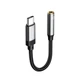 Перехідник Essager USB Type C 3,5 Jack/USB C 3,5 мм AUX для навушників (EYPT-ZY0G-P) - зображення 1
