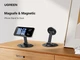 Магнитная подставка UGREEN LP862 для телефона Magsafe для iPhone 15 14 13 Pro Max Xiaomi Samsung Huawei Вращение на 360° Держатель для телефона алюминиевый Black (55998) - изображение 7