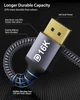 Кабель Stouchi Displayport v2.1 16K@60Hz, 8K@120Hz, 4K@240Hz 80Gbps 2м черный [16KD2] - изображение 3