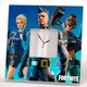 Стильные часы "Игра Fortnite. Персонажи Фортнайт" подарок для фанатов видеоигр, украшение детской комнаты, спальни, игровой - изображение 1