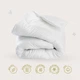 Набір ковдра дитяча з подушкою IDEIA Papaella — Comfort 100x135 + 40х60 білий - зображення 6