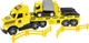 Евакуатор Wader Magic Truck Technic зі сміттєвозом 79 см (36441 Wader) - зображення 1