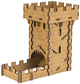 Wieża do kości Q-Workshop Dice Tower Medieval Średniowieczna 17 x 16 x 8 cm Jasno-brązowy (5907699491933) - obraz 4