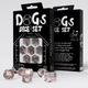 Zestaw kości Q-Workshop Dogs Dice Kit Psy Bubbles 7 elementów Przezroczyste (5907699496839) - obraz 7