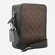 Сумка планшет через плечо мужская из натуральной кожи Coach Sullivan BG-COA-9 Black Brown (195031992667) - изображение 2