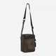 Сумка планшет через плечо мужская из натуральной кожи Coach Sullivan BG-COA-9 Black Brown (195031992667) - изображение 3