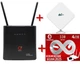 Cтационарный 4G роутер WI-FI 3G/4G LTE OLAX AX9 PRO 4000 мАч + Внешняя панельная всенаправленная 3G/4G LTE антенна 2х9 dBi 700-2700 MHz MIMO + Подарок - симкарта для интернета Vodafone - изображение 1