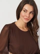 Платье женское Zara 2191/227 L Коричневое (00219122717042) - изображение 4