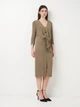 Платье женское Zara 2644/715 S Хаки (00264471506021) - изображение 1
