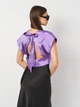 Футболка женская Zara 3019/552 L Фиолетовая (03019552612040) - изображение 2
