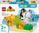 Конструктор LEGO DUPLO Town Сімейства диких тварин: Пінгвіни та Леви 10 деталей (10442) - зображення 1