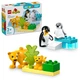 Конструктор LEGO DUPLO Town Сімейства диких тварин: Пінгвіни та Леви 10 деталей (10442) - зображення 9