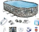 Басейн каркасний овальний Bestway Power Steel Swim, 610 x 366 x 122 см - изображение 14