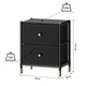 Комод побутовий LUMINARIA ELEGANCE BLACK 2B (органайзер для зберігання речей та одягу) - изображение 2