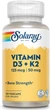Витамины Solaray Vitamin D3 + K2 120 капсул (4384303000) - изображение 1