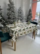 Скатерть Водоотталкивающая "Новогодние камины" 170х130 см - изображение 3