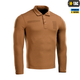 Поло тактичне довгий рукав M-Tac Coyote Brown (3XL) 65/35 80021017-3XL - зображення 3