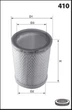 Воздушный фильтр Mecafilter EL3469 Mecafilter (EL3469) - изображение 3