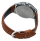 Годинник Casio MTP-V005L-2B5 UDF у блакитному кольорі зі шкіряним ремінцем світло-коричневого відтінку. - зображення 7