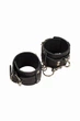 Шкіряні наручники sLash Leather Dominant Hand Cuffs Чорні One Size - зображення 1