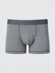 Чоловічі боксери Uniqlo Premium Cotton Boxer Briefs Low Rise L сірий 474214 - зображення 1