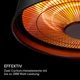 Умный потолочный подвесной электрообогреватель Heatbell ceiling smart WI-FI Blumfeldt цвет черный (10038417) Б/У - изображение 5