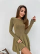 Жіноча вечірня сукня кльош з люрексом Uaclothes 42-44 Золотистий (like30240-104481349) - изображение 2