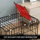 Клітка для собак та кішок Springos 60 x 50 x 42 см S розмір (PA1020) - зображення 3
