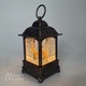 Новогодний декоративный светильник-фонарь Brown с LED-подсветкой, размер 13×6×6 см, NDCV-24-Brown - изображение 6
