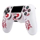 Якісний захисний силіконовий чохол Red Dragon для геймпаду Sony DualShock 4 (PS4) + накладки на стіки [466129434] - зображення 1