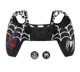 Якісний захисний силіконовий чохол Spider-Man Black для геймпаду Sony DualSense PS5 + накладки на стіки [466129464] - зображення 2