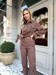 Fashions • Жіночий вельветовий костюм Ллойд Fashions 54-56 шоколад (1015-бу) - зображення 6
