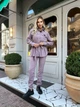 Fashions • Женский вельветовый костюм Лойд Fashions 54-56 пудра (1015-бу) - изображение 5