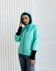 Fashions • Куртка женская с довязом на рукавах "Dream" Fashions 42 мята (№3508-мк) - изображение 1