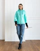 Fashions • Куртка женская с довязом на рукавах "Dream" Fashions 42 мята (№3508-мк) - изображение 3