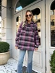Fashions • Жіноча сорочка в клітку Daffy Fashions 42-44 фіолетовий (2147-бу) - зображення 1