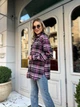 Fashions • Жіноча сорочка в клітку Daffy Fashions 42-44 фіолетовий (2147-бу) - зображення 4