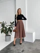 Fashions • Юбка женская Монро Fashions 46-48 шоколад (1824-бу) - изображение 1