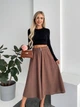 Fashions • Юбка женская Монро Fashions 46-48 шоколад (1824-бу) - изображение 7