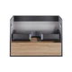 Тумба підвісна Qtap Robin 800х580х500 GRAPHITE/WHITISH OAK QT1374TPВ8002NGWO - изображение 5