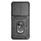 Чехол Fiji Camera Defence для Xiaomi 12T / 12T Pro бампер с защитой камеры и подставкой Black - изображение 2