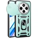 Чехол Fiji Camera Defence для Xiaomi Redmi 14C бампер с защитой камеры и подставкой Green - изображение 1
