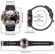 Смарт-годинник з Українським меню та додатком з акумулятором на 960мАг Blackview W50Pro 1.45, IP68 Call Black/ЧОРНИЙ (W50PB) - зображення 4